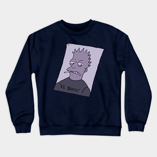 "El barto" Crewneck Sweatshirt by TeeAguss